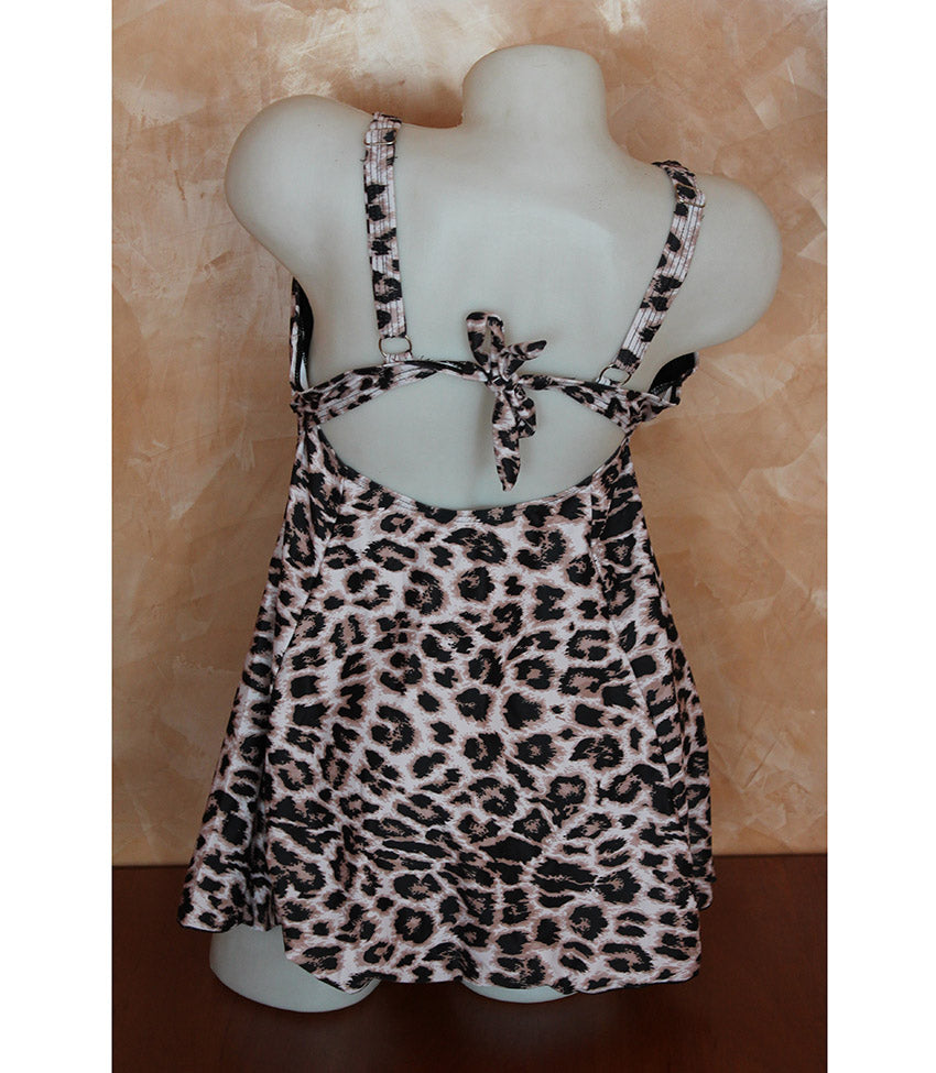 Бански тип танкини с дълбока бикина 86009