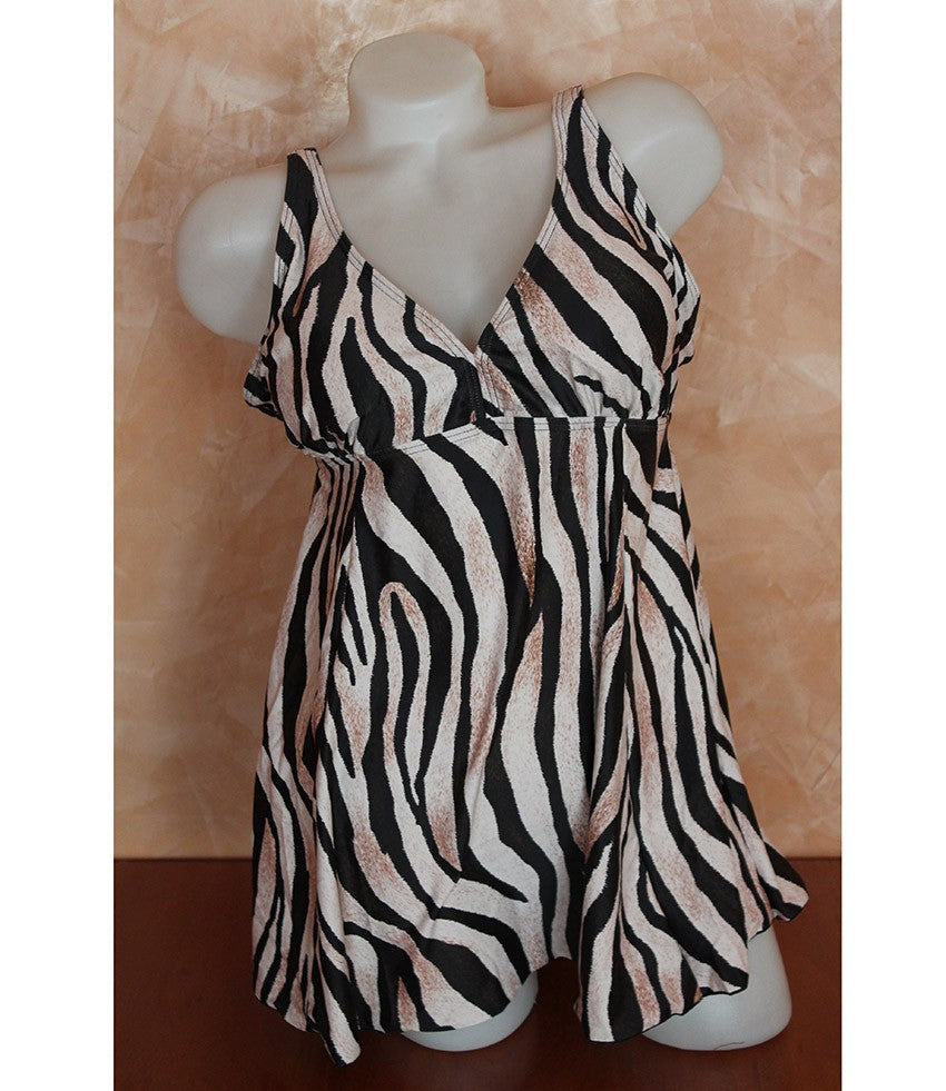 Бански тип танкини с дълбока бикина 86009