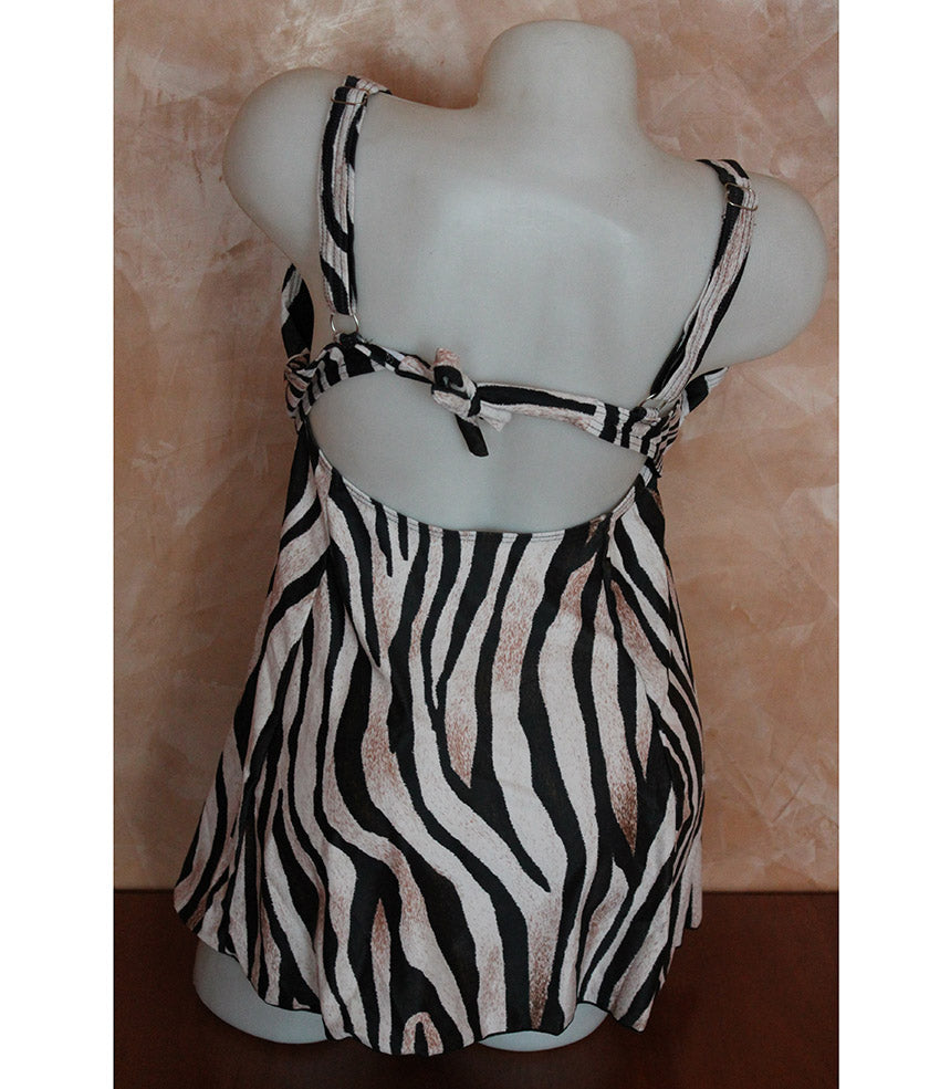 Бански тип танкини с дълбока бикина 86009