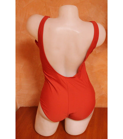 Цял бански с остро деколте 86025