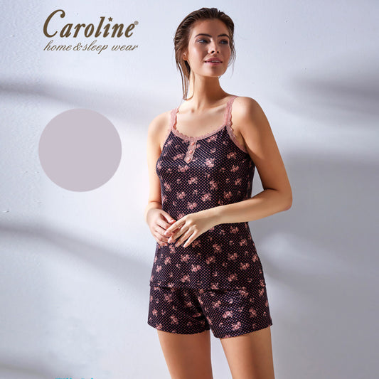 Пижама от корсаж и шорти 88396