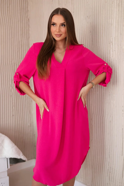 Рокля с V-образно деколте ART88536