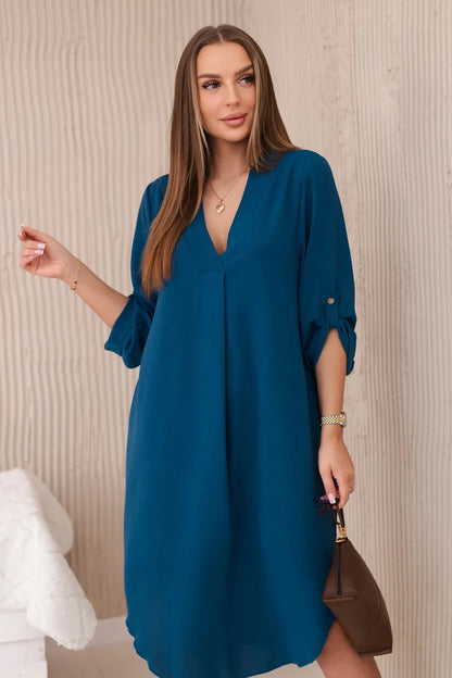 Рокля с V-образно деколте ART88536