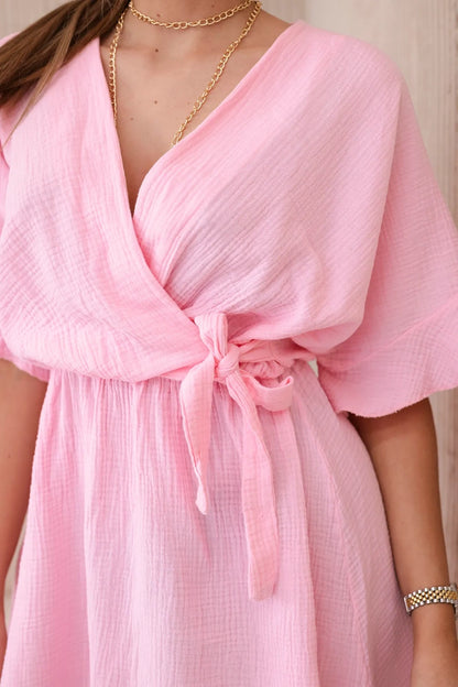 Вталена памучна рокля ART88540