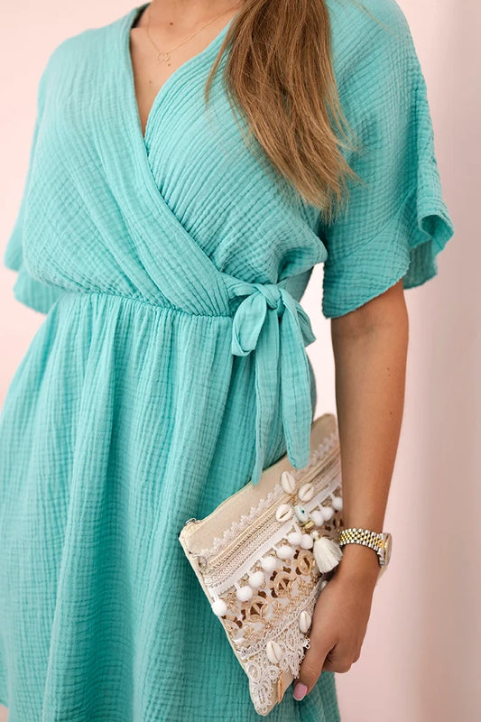 Вталена памучна рокля ART88540