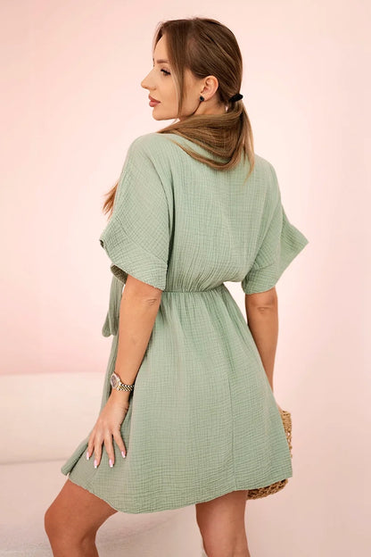 Вталена памучна рокля ART88540