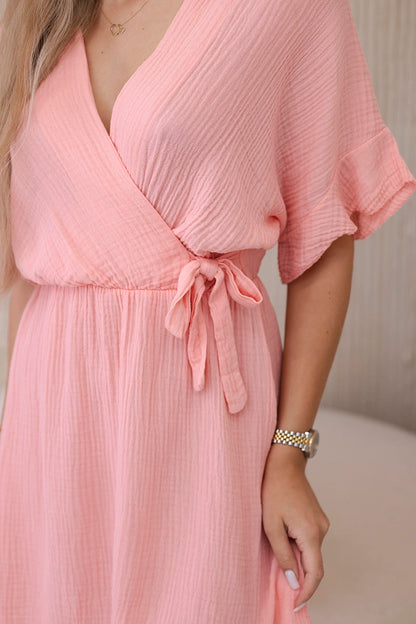 Вталена памучна рокля ART88540