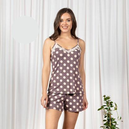 Дамска пижама от корсаж с шорти CE-88566