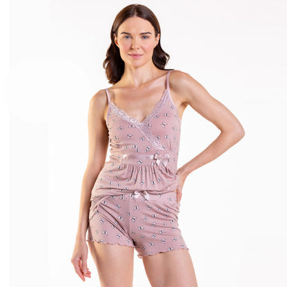 Дамска пижама от корсаж с шорти CE-88577