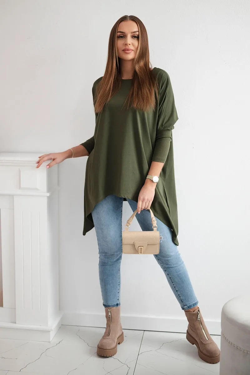 Памучна туника Oversize 8875