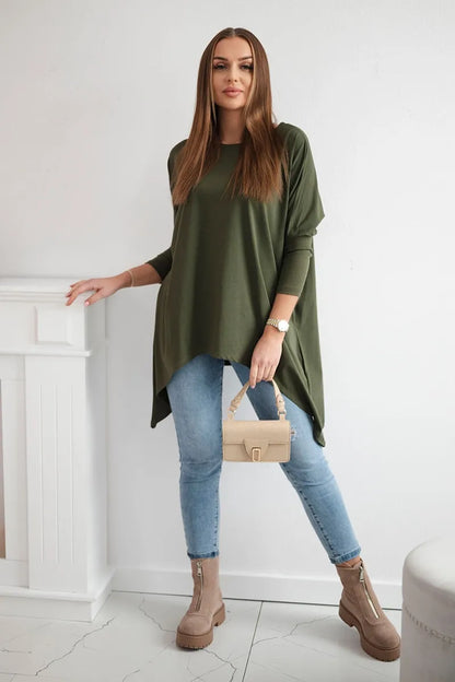Памучна туника Oversize 8875