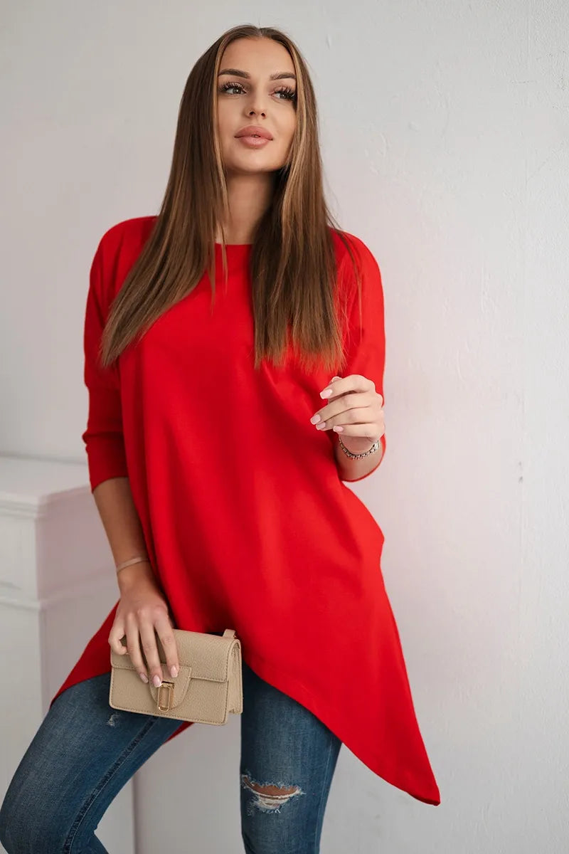 Памучна туника Oversize 8875