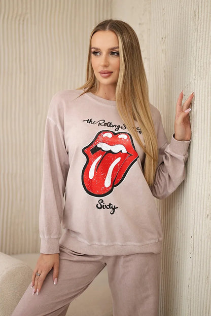 Дамски комплект от варен памук ART90041-2