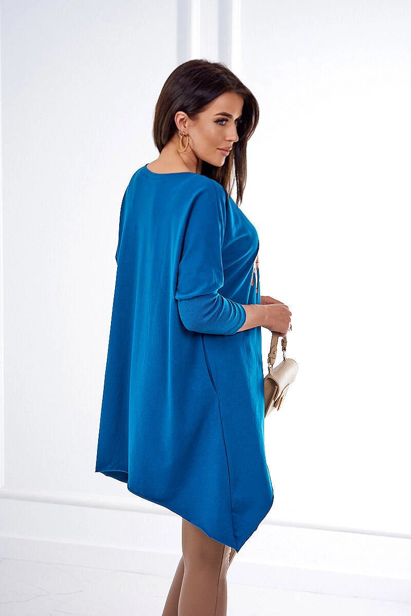 Овърсайз блуза с щампа 9006