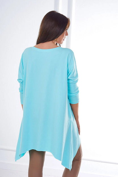 Овърсайз блуза с щампа 9006