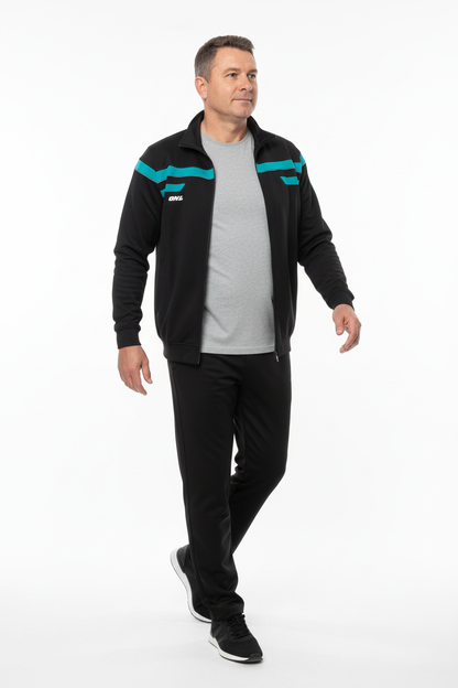 По-възрастен мъж с екип Валери