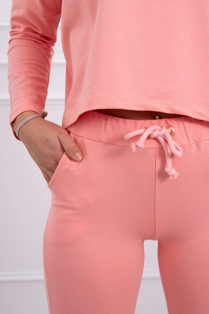 Комплект с овърсайз блуза 9091