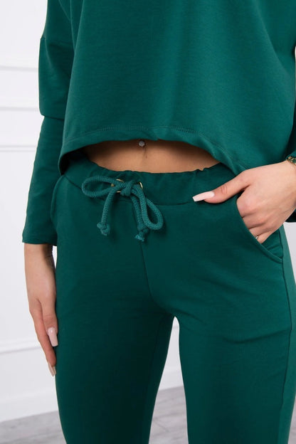 Комплект с овърсайз блуза 9091