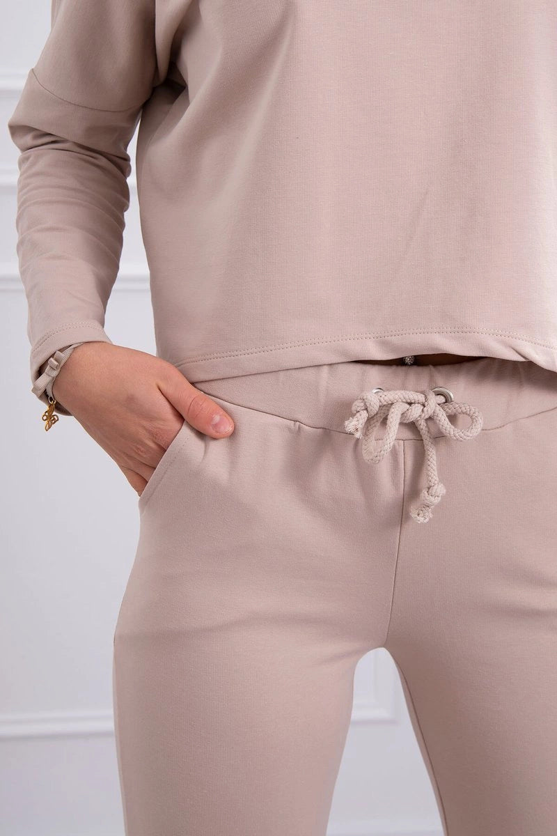 Комплект с овърсайз блуза 9091