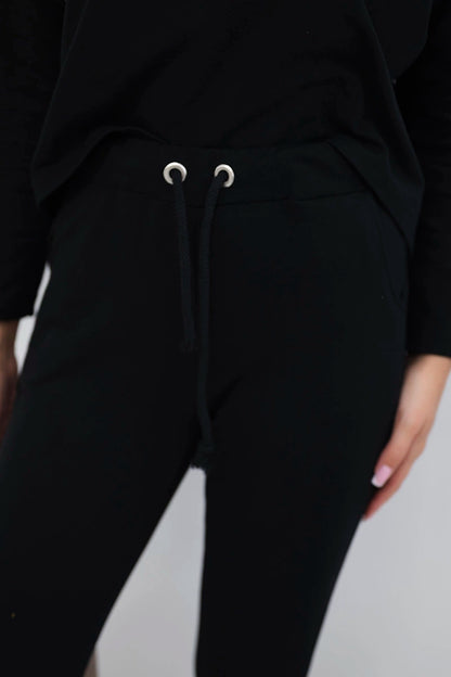 Комплект с овърсайз блуза 9091