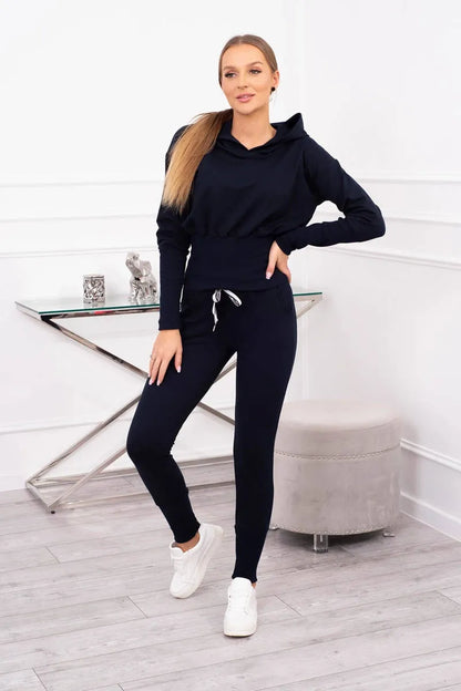 Памучен комплект с широки маншети 9323