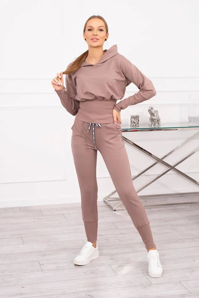 Памучен комплект с широки маншети 9323