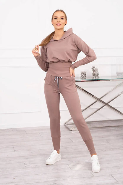 Памучен комплект с широки маншети 9323