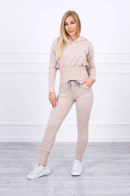 Памучен комплект с широки маншети 9323