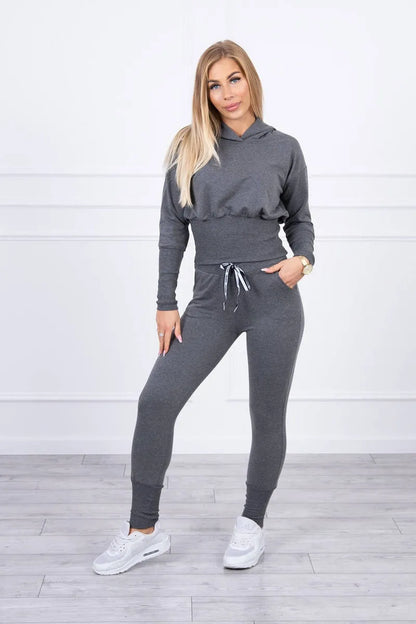 Памучен комплект с широки маншети 9323