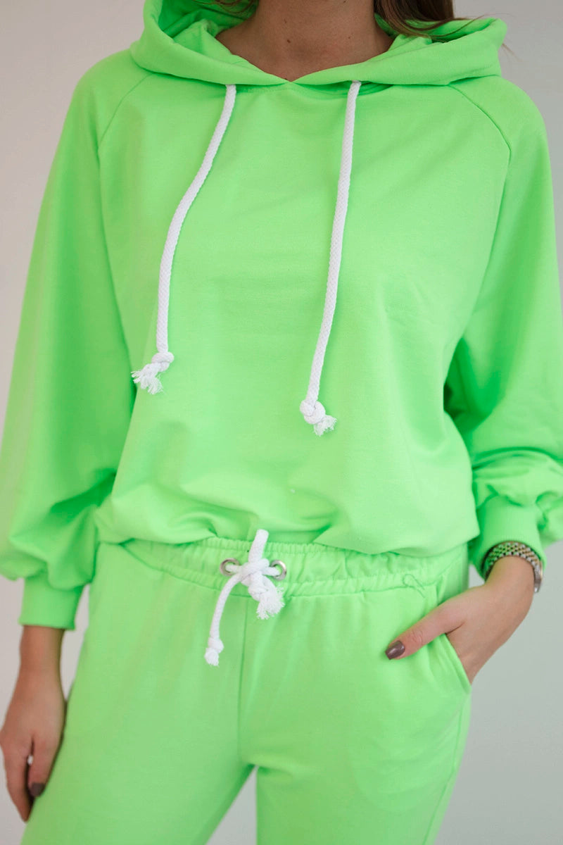 Комплект от суитчер с качулка и панталон 9337