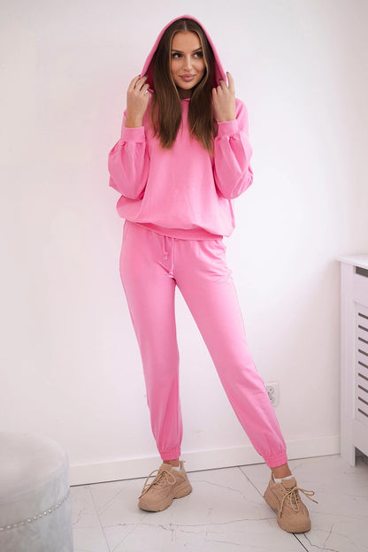 Комплект от суитчер с качулка и панталон 9337