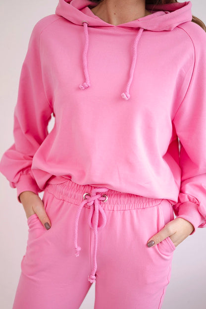 Комплект от суитчер с качулка и панталон 9337