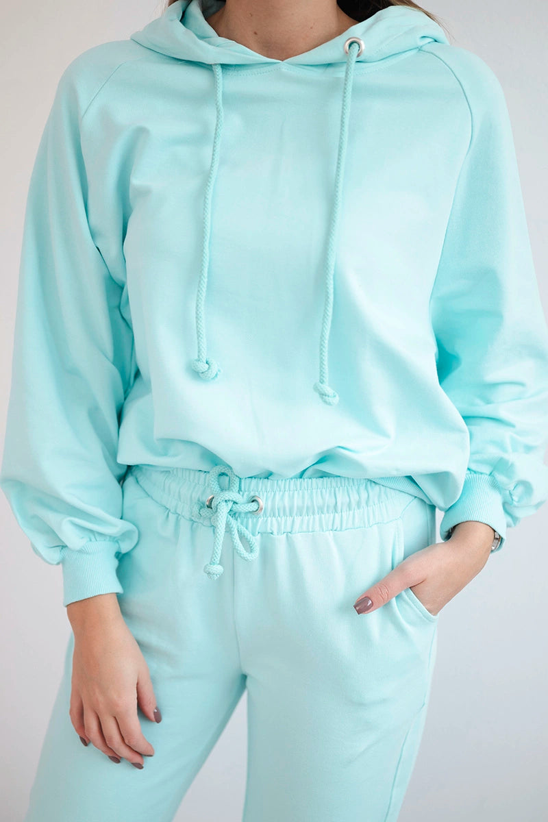 Комплект от суитчер с качулка и панталон 9337