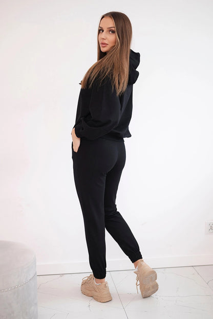 Комплект от суитчер с качулка и панталон 9337