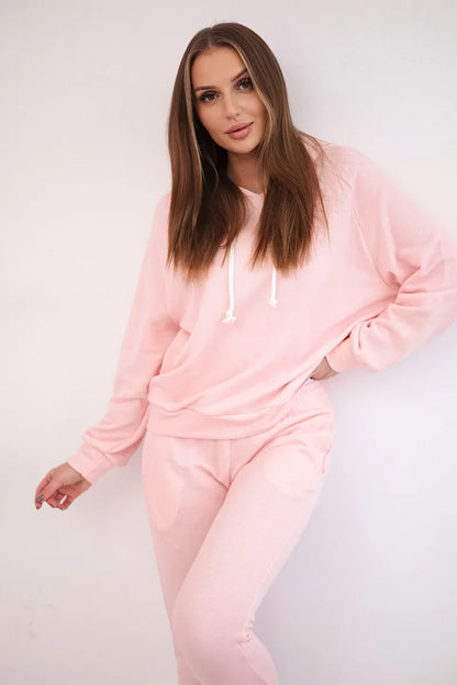 Комплект от суитчер с качулка и панталон 9361