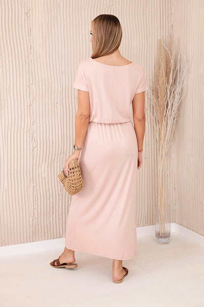 Рокля от вискоза с джобове 9464