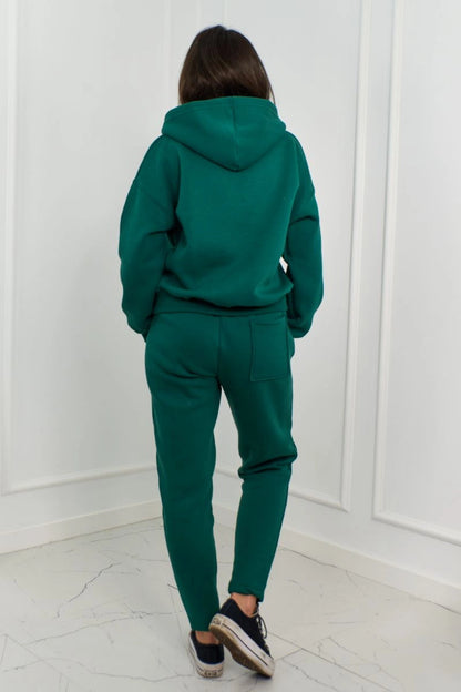 Изолиран комплект суичър с панталон 9577