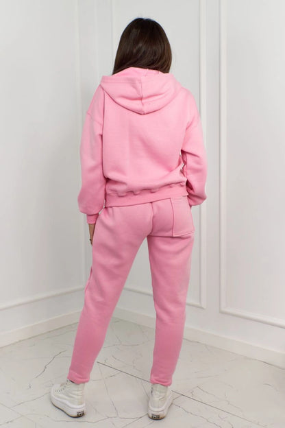 Изолиран комплект суичър с панталон 9577