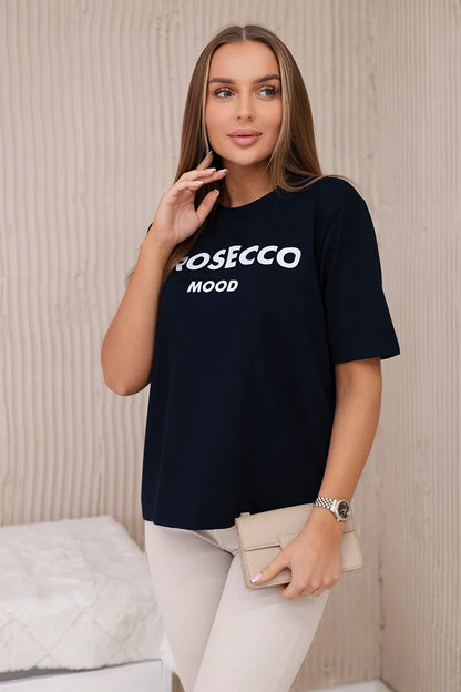 Памучна блуза Prosecco Mood 9666
