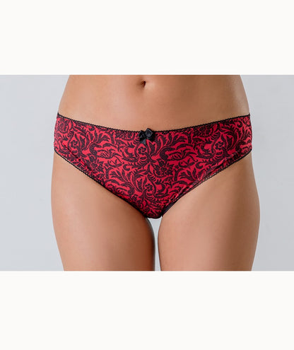 Червени бикини с ниска талия CARLA FIGI