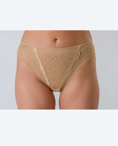 Бежови еластични бикини EMA FIGI