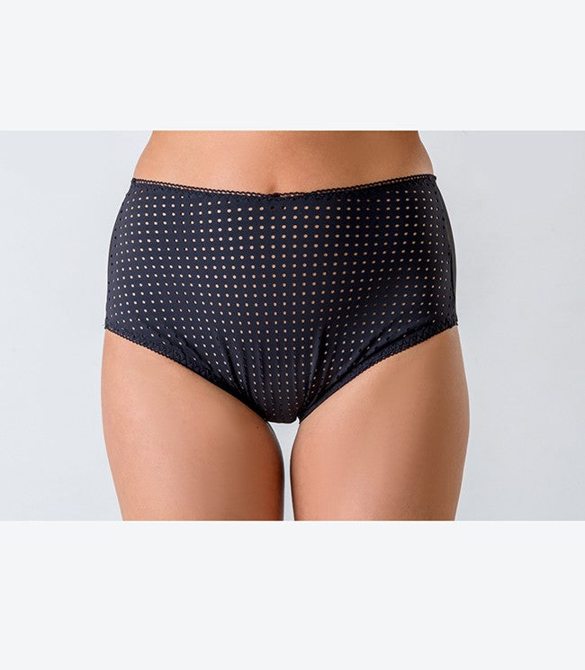 Дълбоки черни бикини на дупки FELICJA FIGI BIG