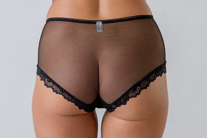 Дълбока еластична бикина с тюлена задна част GRETA FIGI BIG