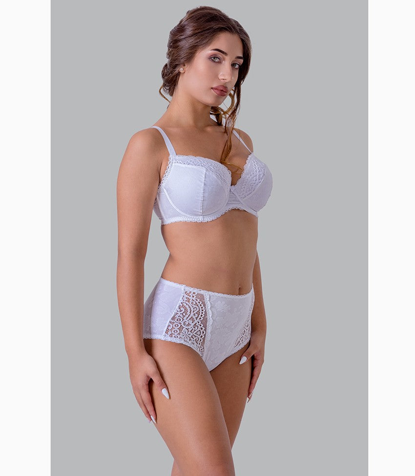 Бели дълбоки бикини Hessa Figi Big