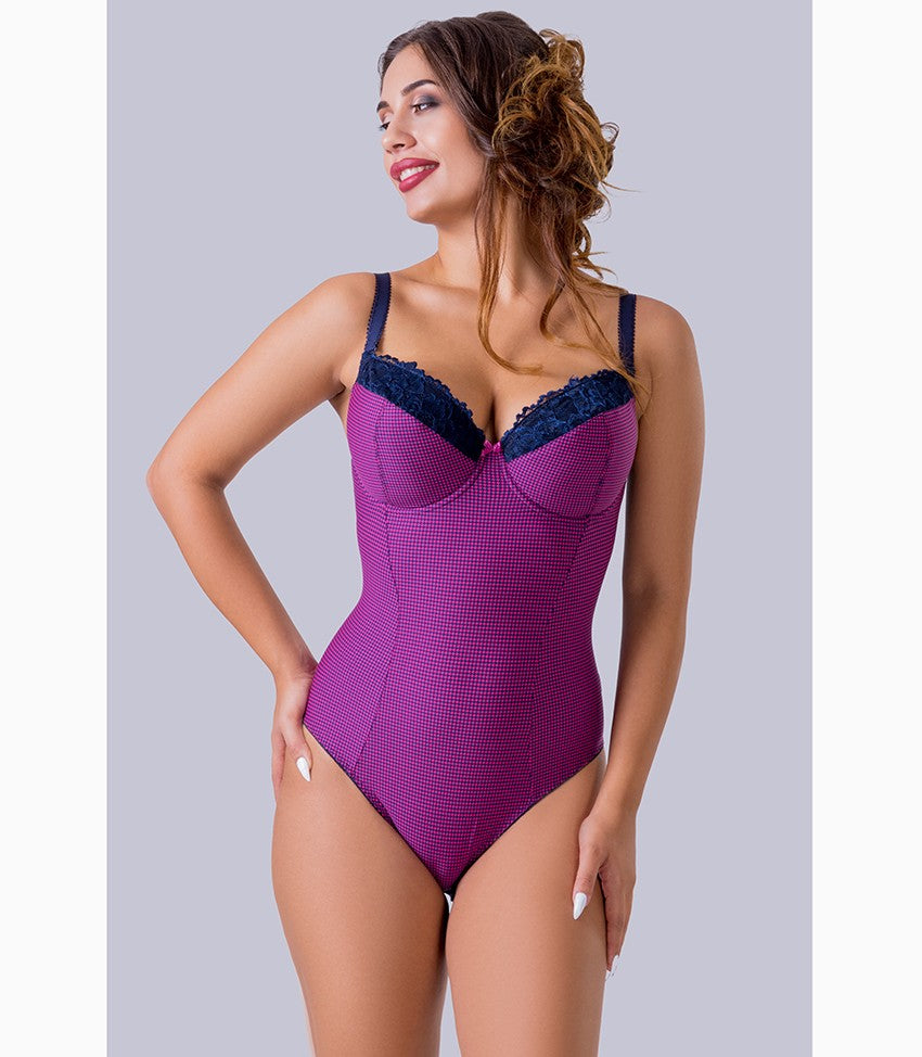 Боди с оформени чаши тип прашки Idalia Body