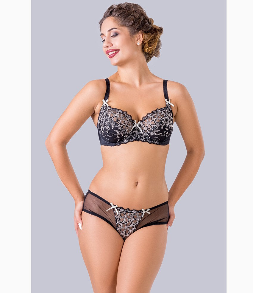 Черен тюлен боксер IVONE SHORTY