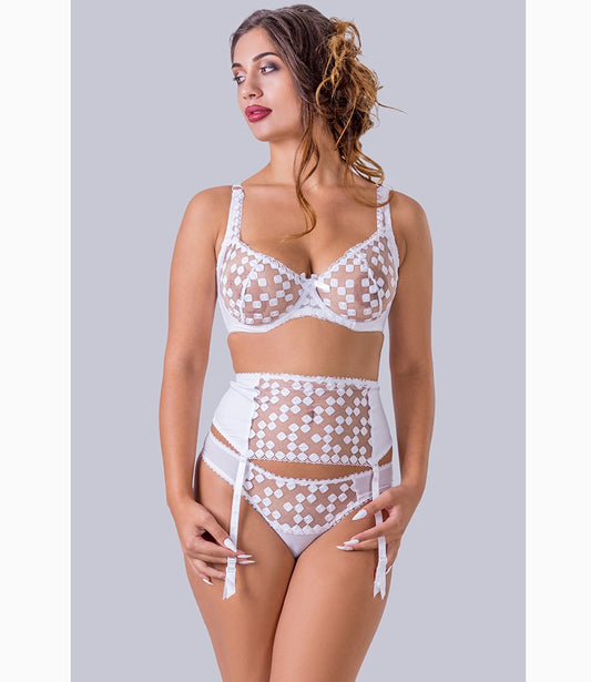 Бял сутиен с меки чаши и банели Judith Soft Small