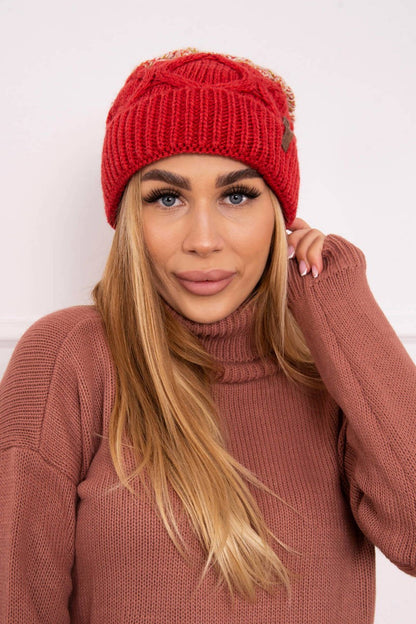 Дамска шапка с полар Алис K248