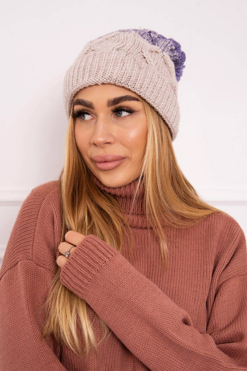 Дамска шапка с полар Алис K248