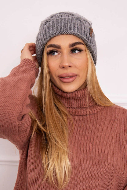 Дамска шапка с полар Алис K248